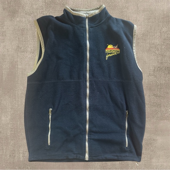 Helly Hansen Men's Navy Fleece Vest - Picture 1 of 3